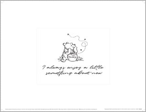 Winnie the Pooh - I Always Enjoy 30 x 40cm Art Print