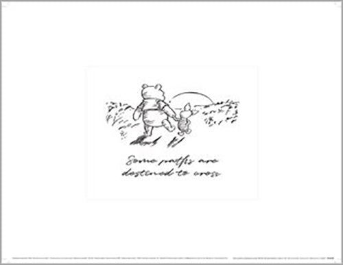 Winnie the Pooh - Some Paths are Destined to Cross 30 x 40cm Art Print