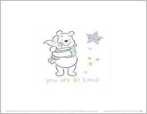 Winnie the Pooh - You Are So Loved 30 x 40cm Art Print