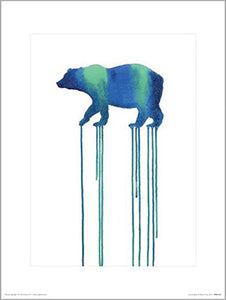 Oliver Flores - Cosmic Bear 60 x 80cm Art Print