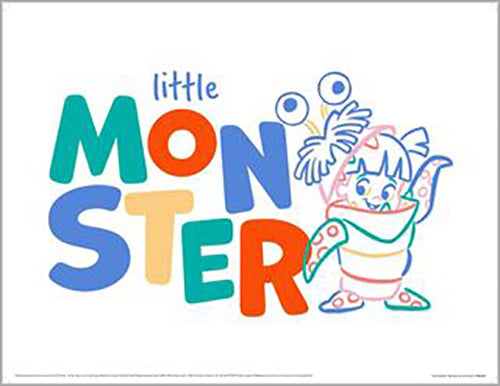 Monsters Inc - Little Monster 30 x 40cm Art Print