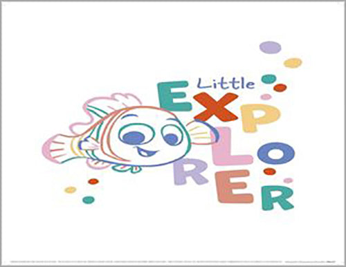 Finding Nemo - Little Explorer 30 x 40cm Art Print
