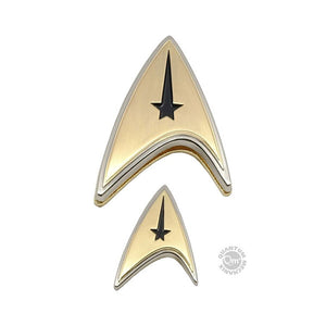 Star Trek: Discovery - Enterprise Command Badge & Pin Set