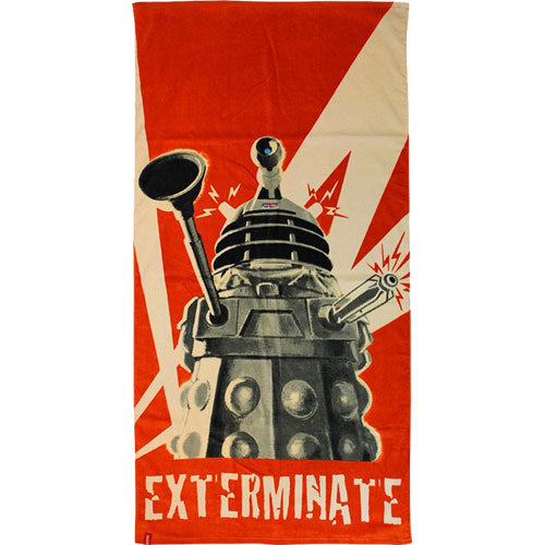 Doctor Who - Dalek Exterminate Beach Towel
