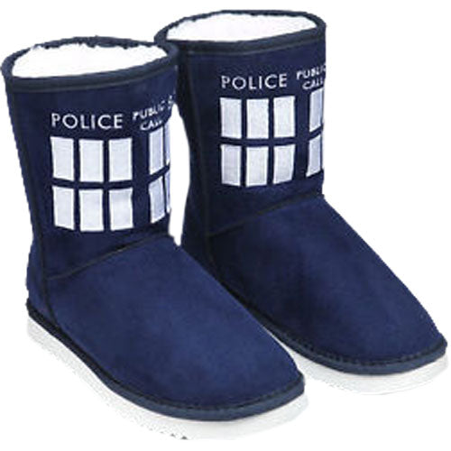 Doctor Who - TARDIS Boot Slipper (Ladies Size 7)