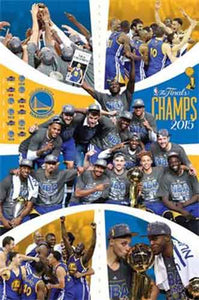 NBA Finals 2015 - Golden State Warriors Champs Poster