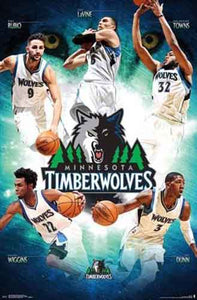 NBA: Minnesota Timberwolves - Team 2016 Poster