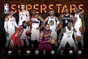 NBA - All Stars 17' Poster