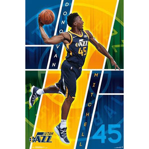 NBA: Utah Jazz - Donovan Mitchell Poster