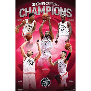 NBA: Toronto Raptors - Champions 2019 Poster