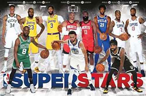 NBA - Superstars 19' Poster