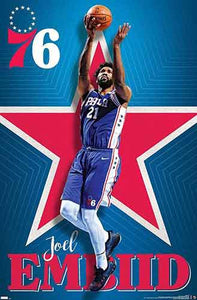 NBA: Philadelphia 76Ers - Joel Embiid 20 Poster