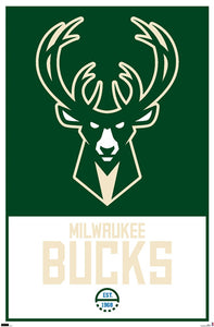 NBA: Milwaukee Bucks - Logo 21 Poster