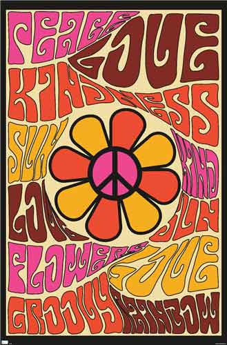 Peace, Love, And Kindness Poster