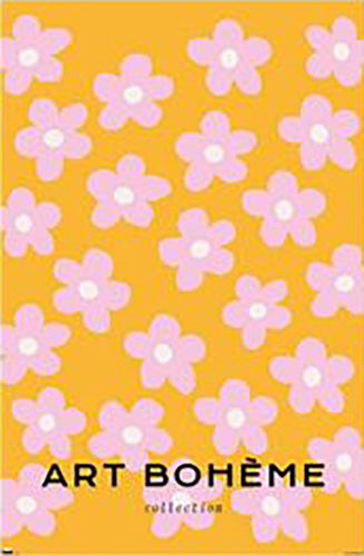 Art Boheme - Pink Flowers Poster