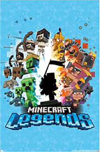 Minecraft - Legends Blue Poster