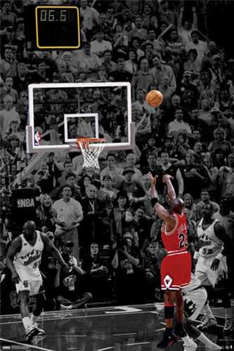 Michael Jordan - The Shot Poster