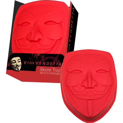 V for Vendetta - Mask Silicone Cake Mould