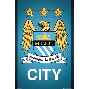 EPL: Manchester City FC - Logo Poster