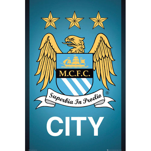 EPL: Manchester City FC - Logo Poster