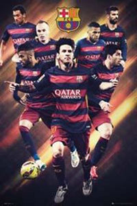 Soccer: Barcelona FC - Players 2015/2016 Poster