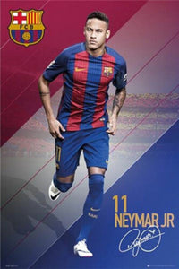 Soccer: Barcelona FC - Neymar 2016/2017 Poster