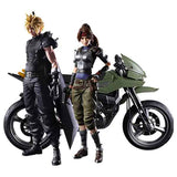 Final Fantasy VII - Jessie, Cloud & Motorcycle Play Arts Action Figure Set