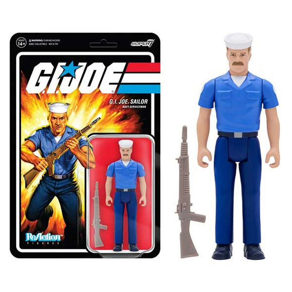 G.I. Joe - Navy Serviceman with Moustache ReAction 3.75