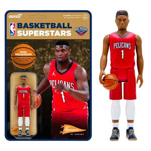 NBA: New Orleans Pelicans - Zion Williamson Supersports ReAction 3.75" Action Figure