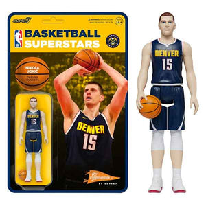 NBA: Denver Nuggets - Nicola Jokic Supersports ReAction 3.75" Action Figure