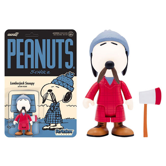 Peanuts - Lumberjack Snoopy ReAction 3.75