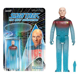 Star Trek: The Next Generation - Captain Picard Transporter ReAction 3.75" Action Figure