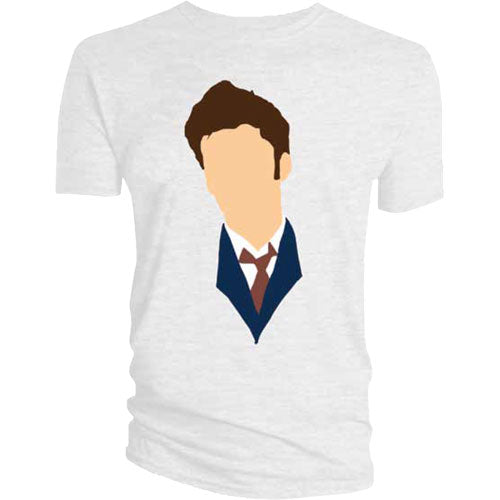 Doctor Who - David Tennant Vector Head T-Shirt (Unisex Size L)