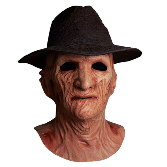 A Nightmare on Elm Street 2: Freddy's Revenge - Freddy Deluxe Mask & Hat (For Adults)