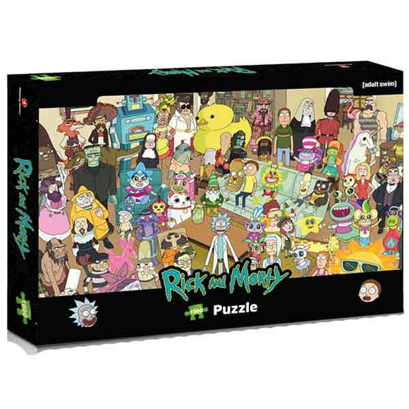 Rick and Morty - Total Rickall 1000 Piece Jigsaw Puzzle