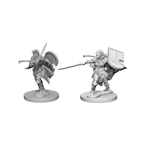 Pathfinder - Deep Cuts Unpainted Miniatures: Human Female Paladin