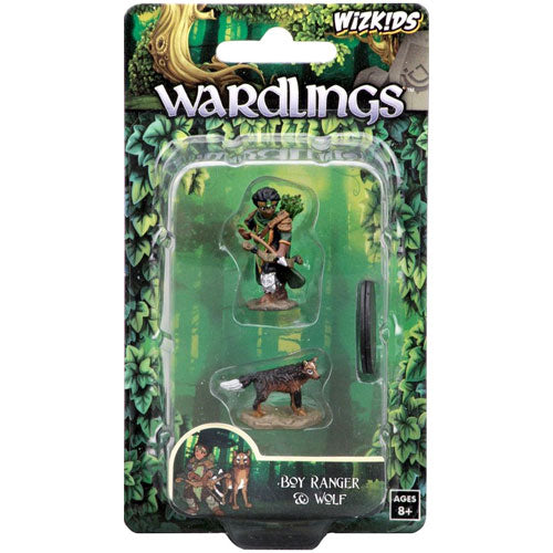 Wardlings - Boy Ranger & Wolf Pre-Painted Miniatures