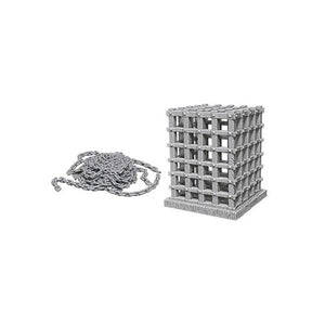 Wizkids - Deep Cuts Unpainted Miniatures: Cage & Chains