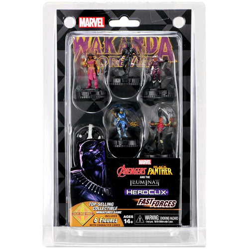 Heroclix - Avengers Black Panther and Illuminati Fast Forces - Set of 6