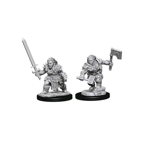 Pathfinder - Deep Cuts Unpainted Miniatures: Female Dwarf Barbarian