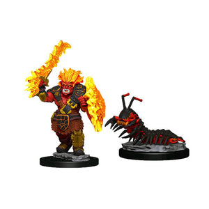 Wardlings - Fire Orc & Fire Centipede Pre-Painted Miniature