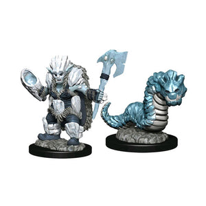 Wardlings - Ice Orc & Ice Worm Pre-Painted Miniature