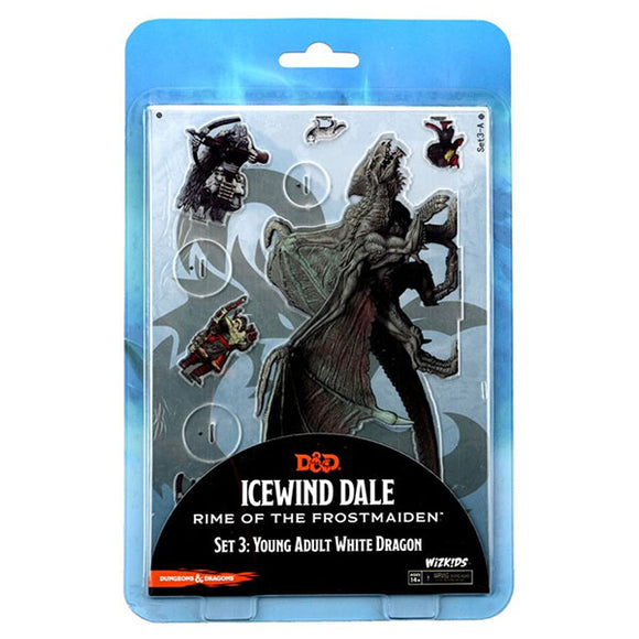 Dungeons & Dragons: Icons of the Realms - Icewind Dale 2D Young Adult White Dragon Set